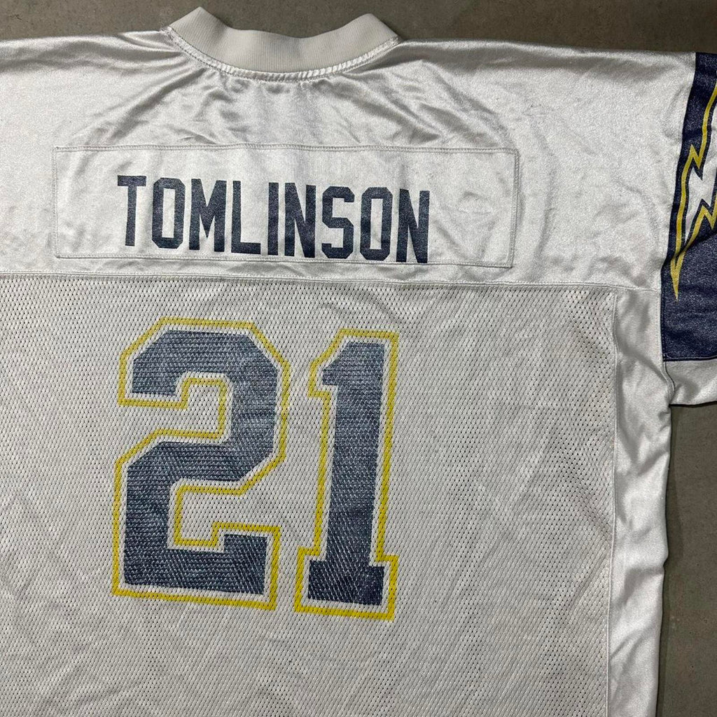 Tomlinson Single Stitch San Diego Chargers Reebok Jersey