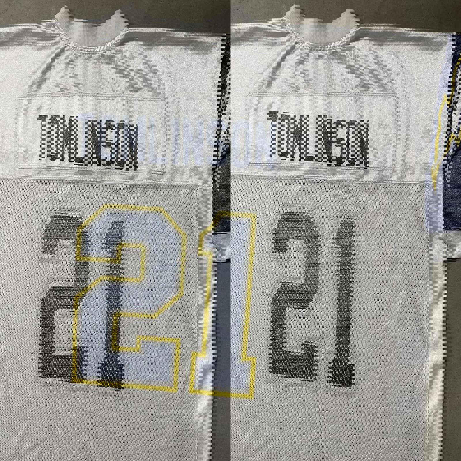 Tomlinson Single Stitch San Diego Chargers Reebok Jersey