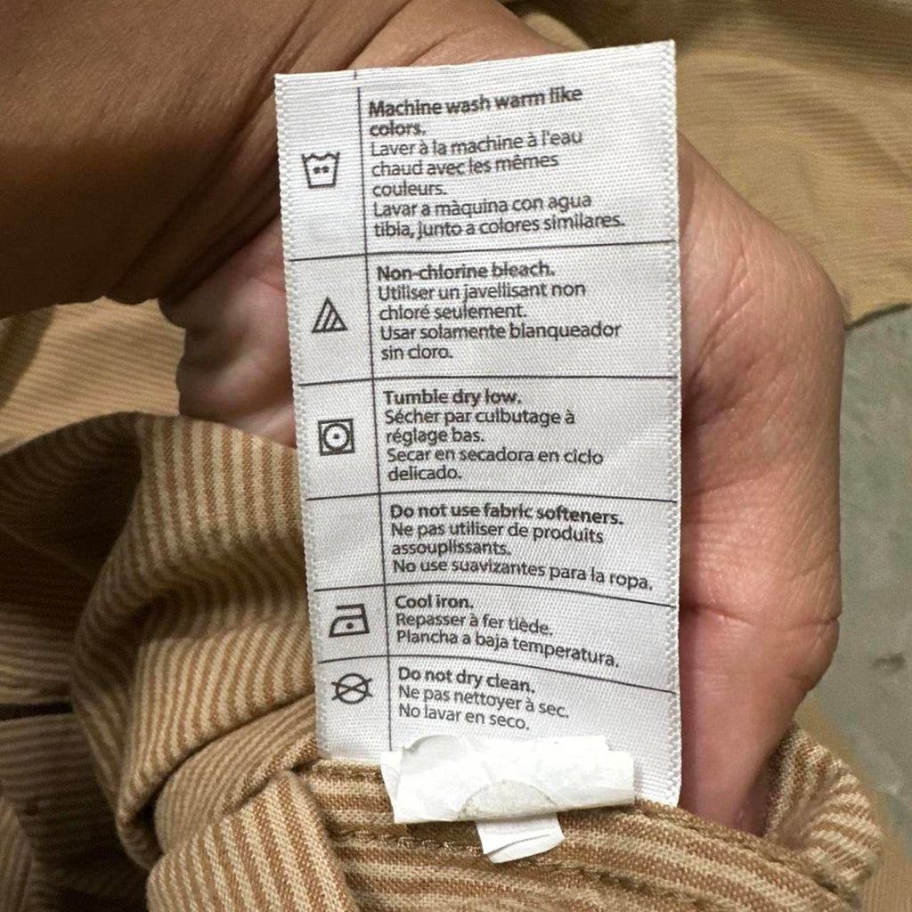 Carhartt Loose Fit Long Sleeve Button Down Medium Pinstripe