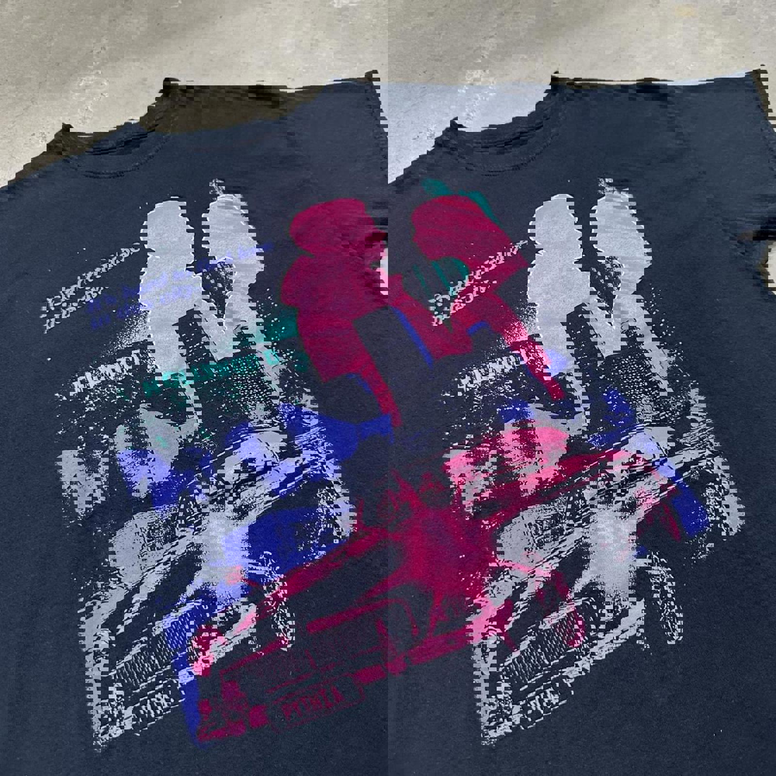 Vintage Pythia Hollywood Large Front Graphic Oversized Tee