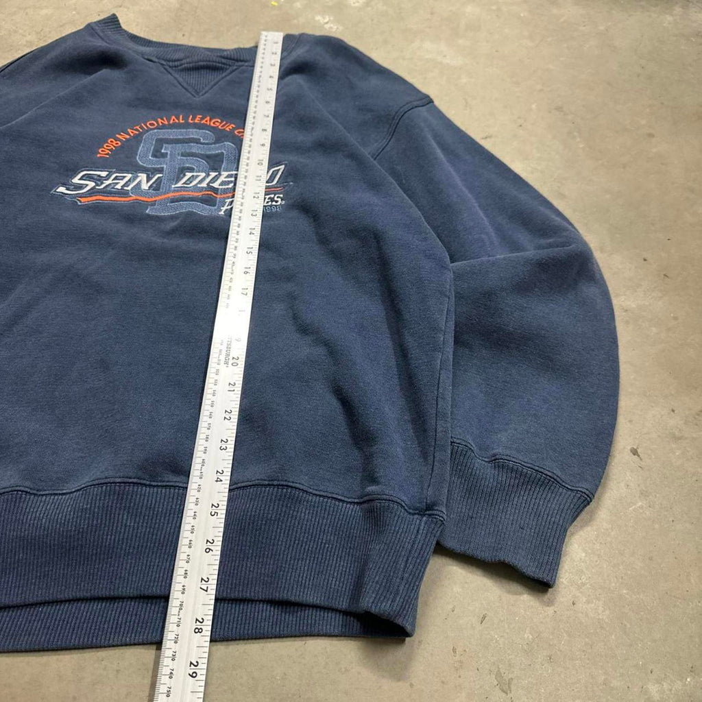Vintage 1998 San Diego Padres National League Champions Embroidered Crewneck