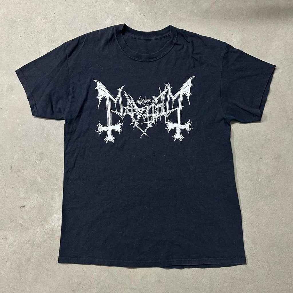 Vintage Mayhem Y2K Black Graphic Tee #Y2K #Vintage #Mayhem