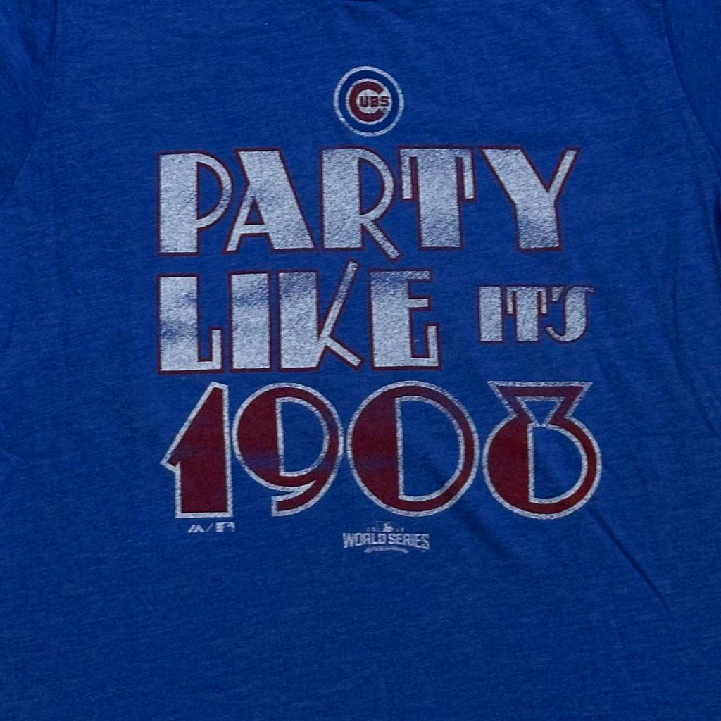 2016 Majestic Threads World Series “Party Like its 1908”Tee