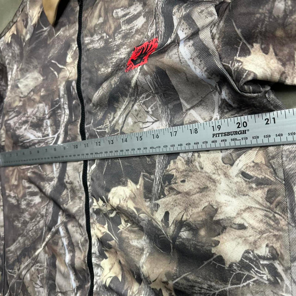 Real-Tree Like, Camo Jacket With Embroidered “Live On” Patch