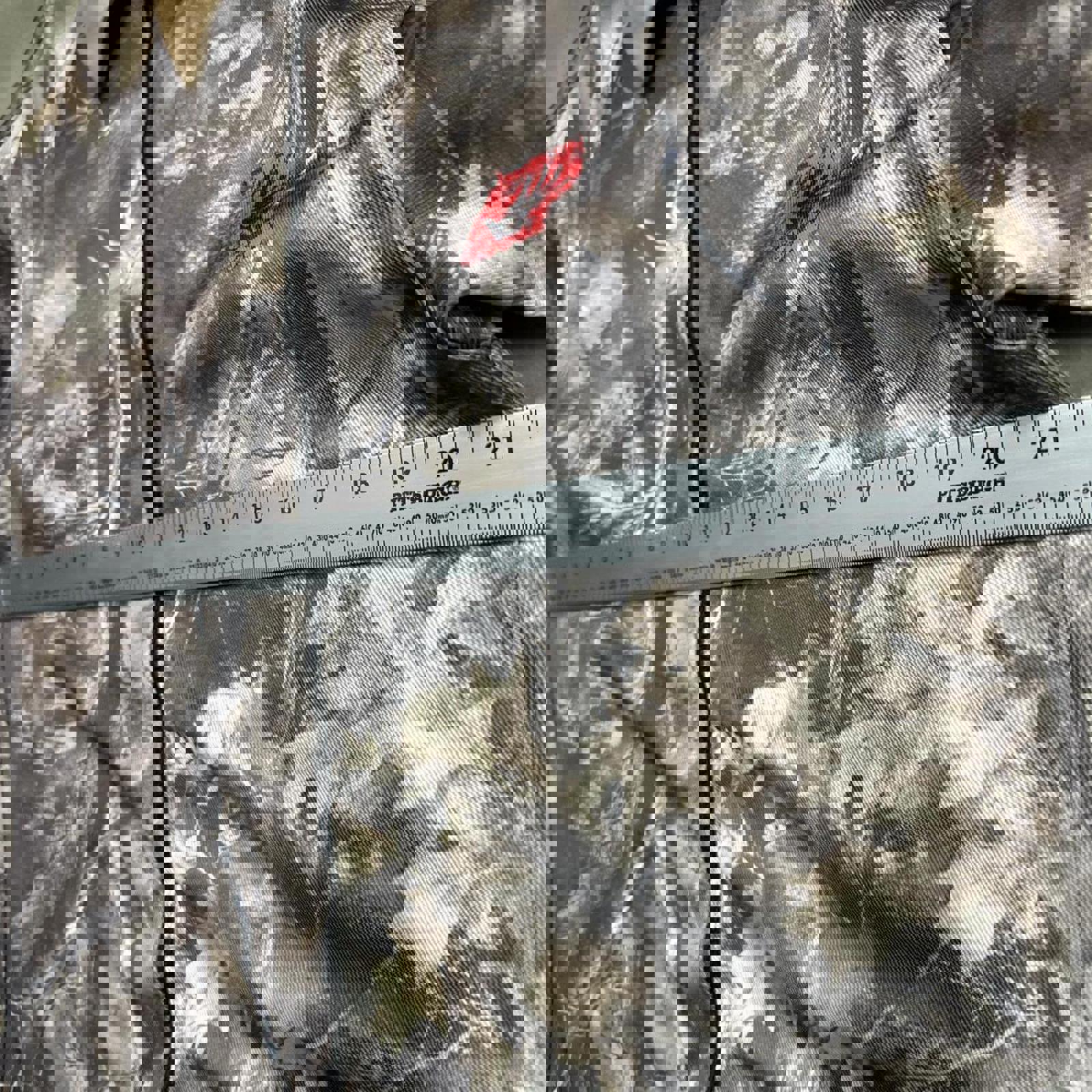 Real-Tree Like, Camo Jacket With Embroidered “Live On” Patch