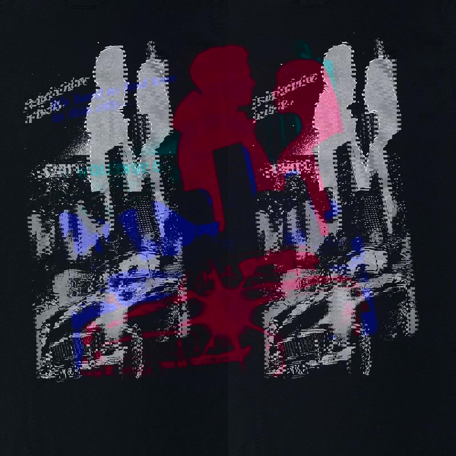 Vintage Pythia Hollywood Large Front Graphic Oversized Tee