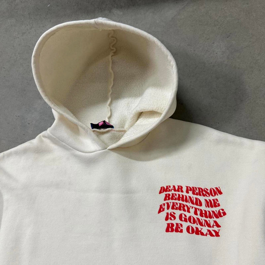 Y2K Edikted “Dear Person Behind Me" comfy Quality Hoodie