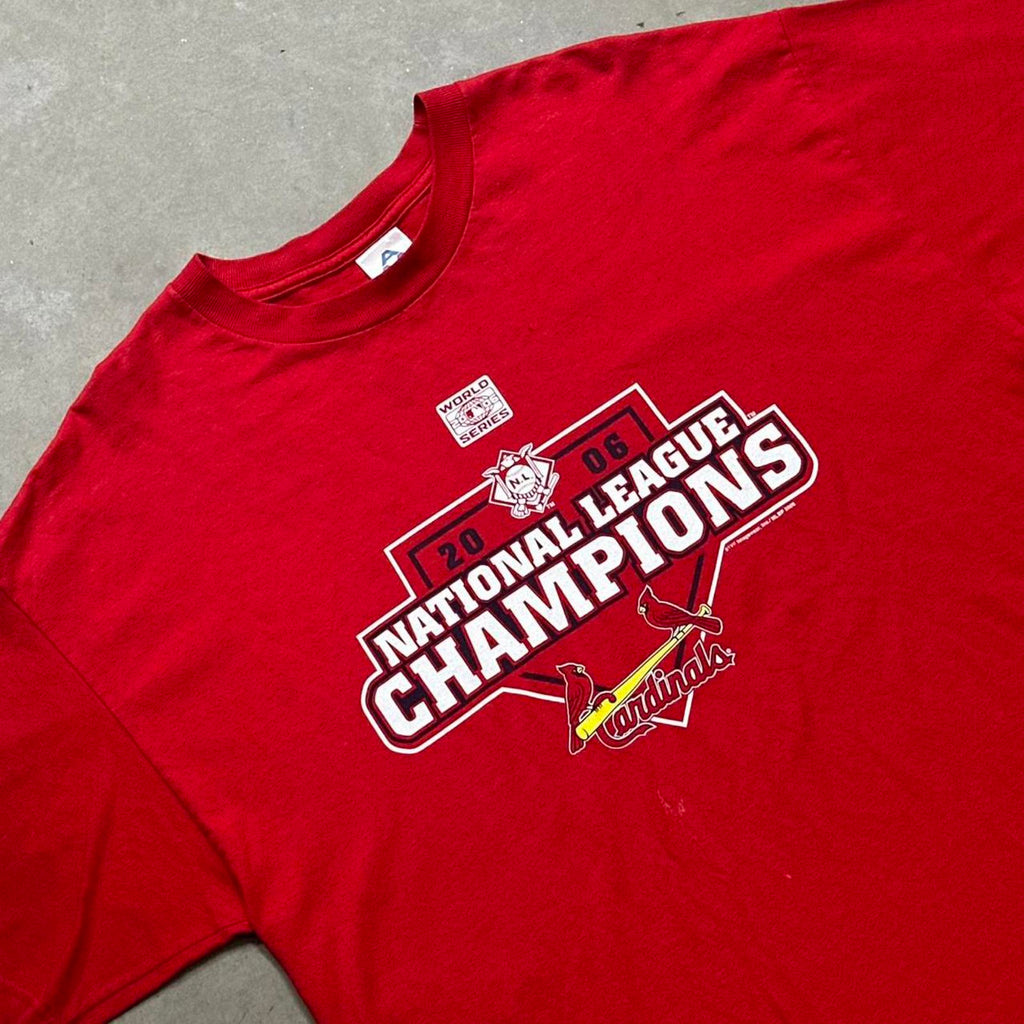 Y2K MLB Cardinals 2006 National League Champs Graphic Tee