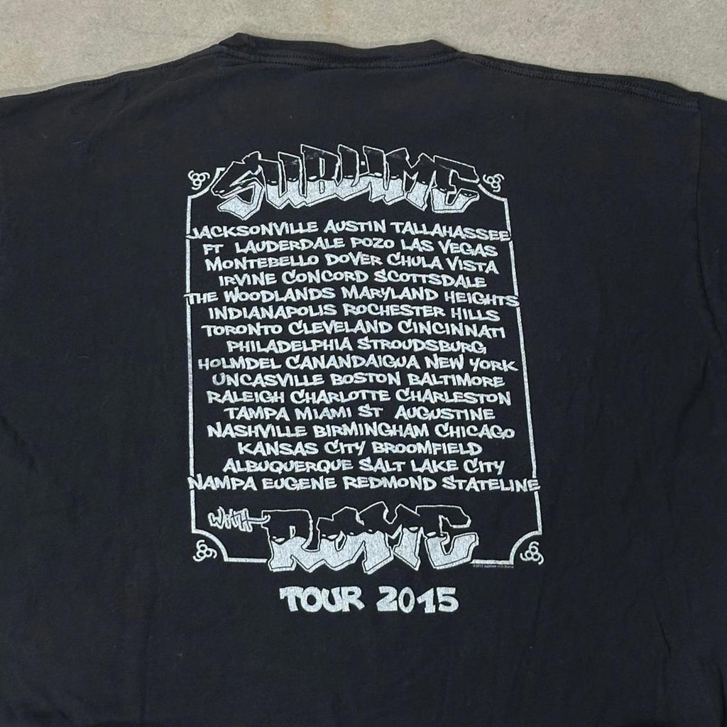 Y2K Sublime Faded Band Graphic Tee