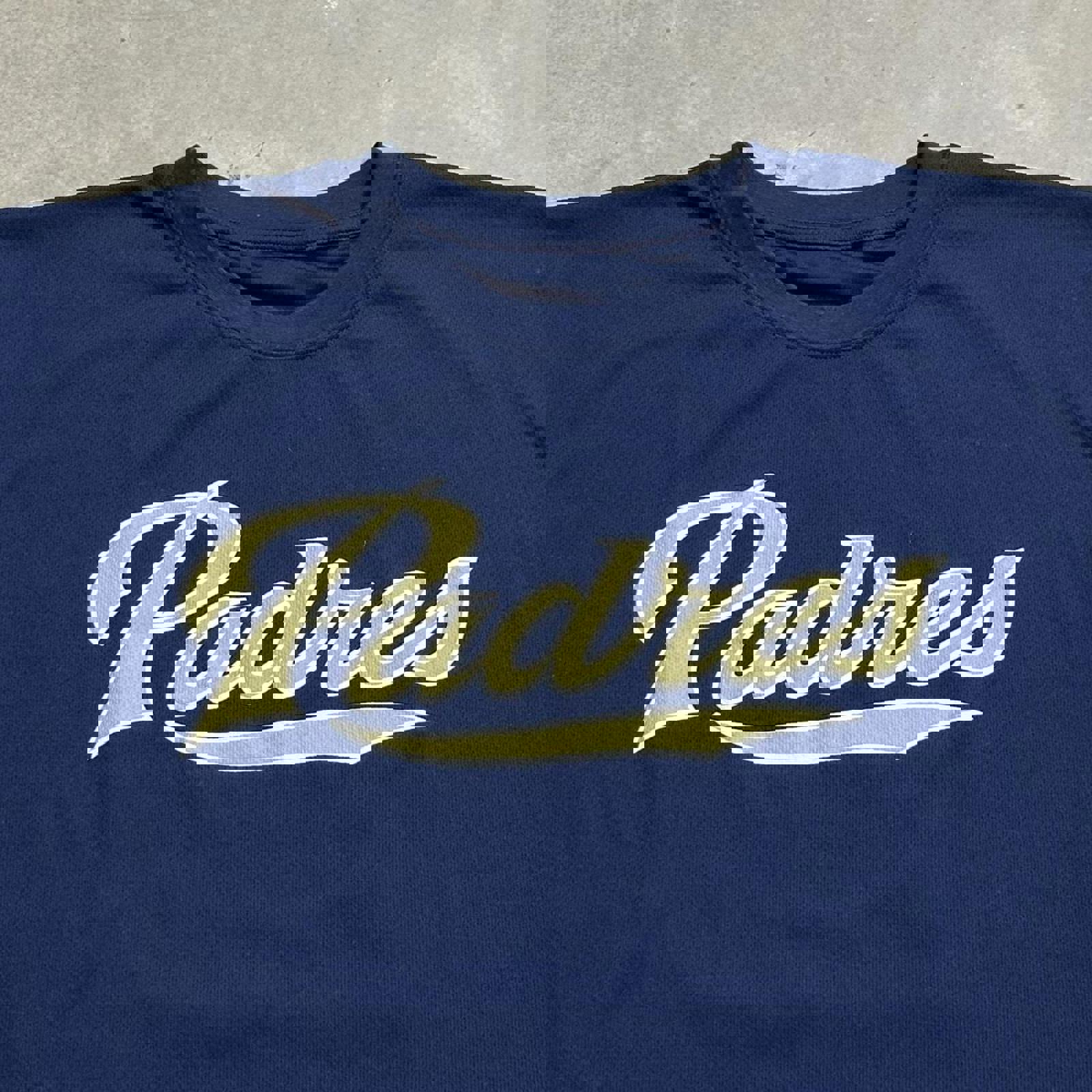 Vintage MLB Navy Blue SD Padres #25 Cameron Jersey Tee