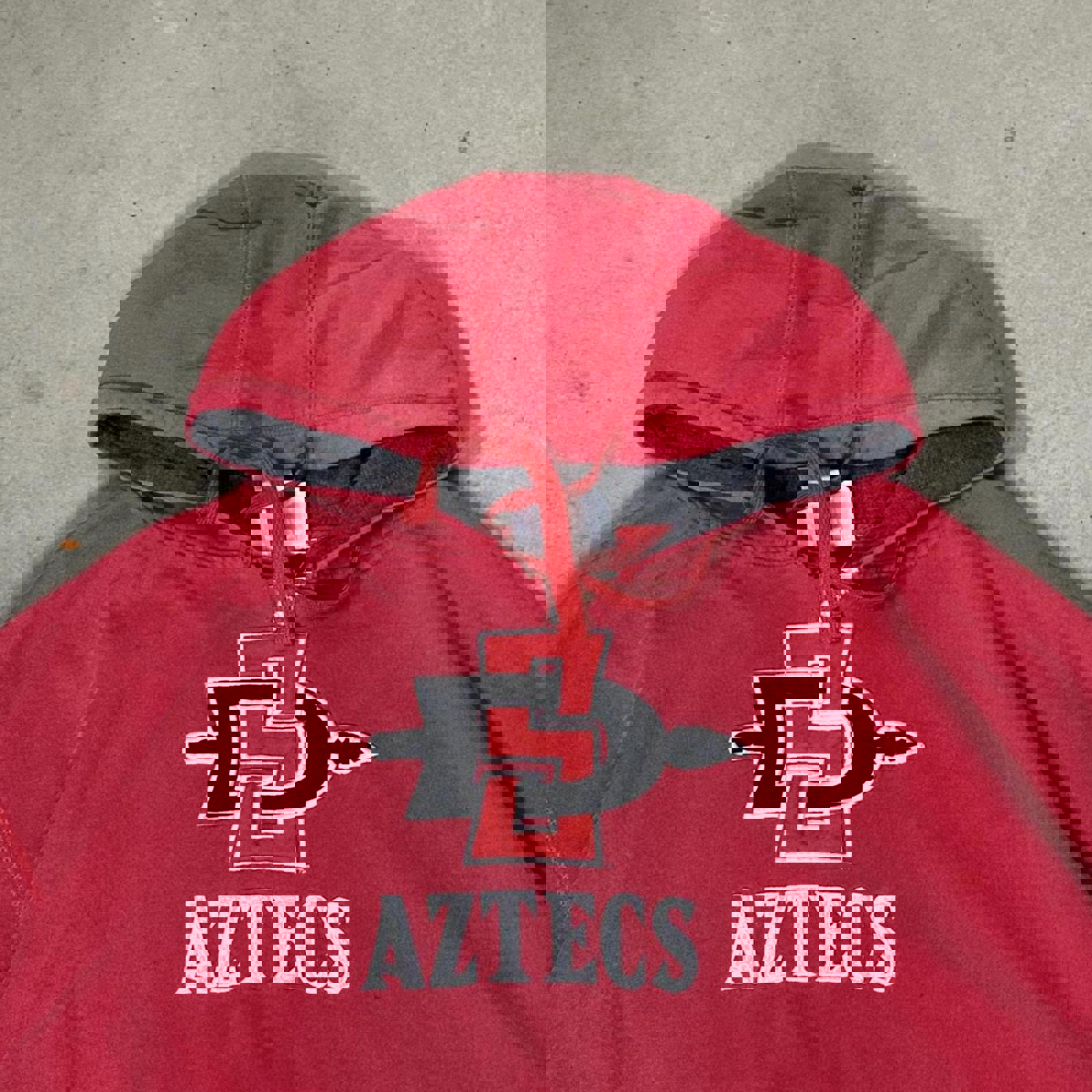 Vintage SDSU AZTECS LOGO Oversized Champion Hoodie