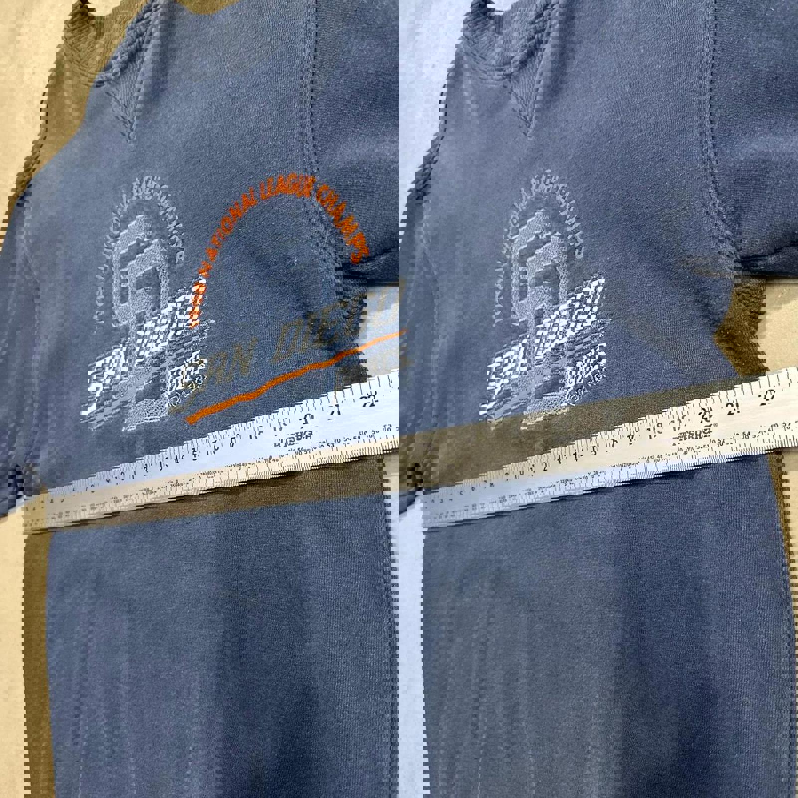 Vintage 1998 San Diego Padres National League Champions Embroidered Crewneck