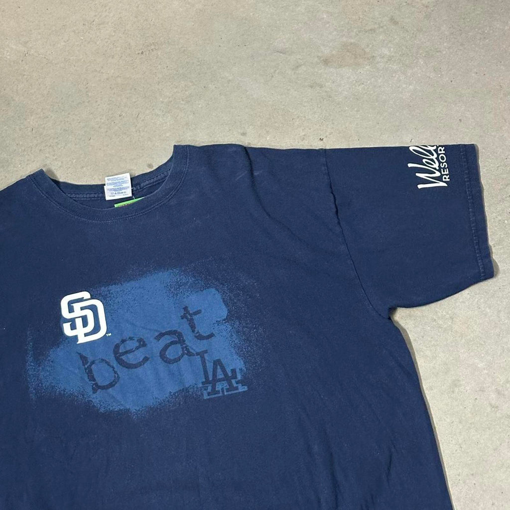 Boxy Vintage “SD Beat LA” Navy Blue Tee