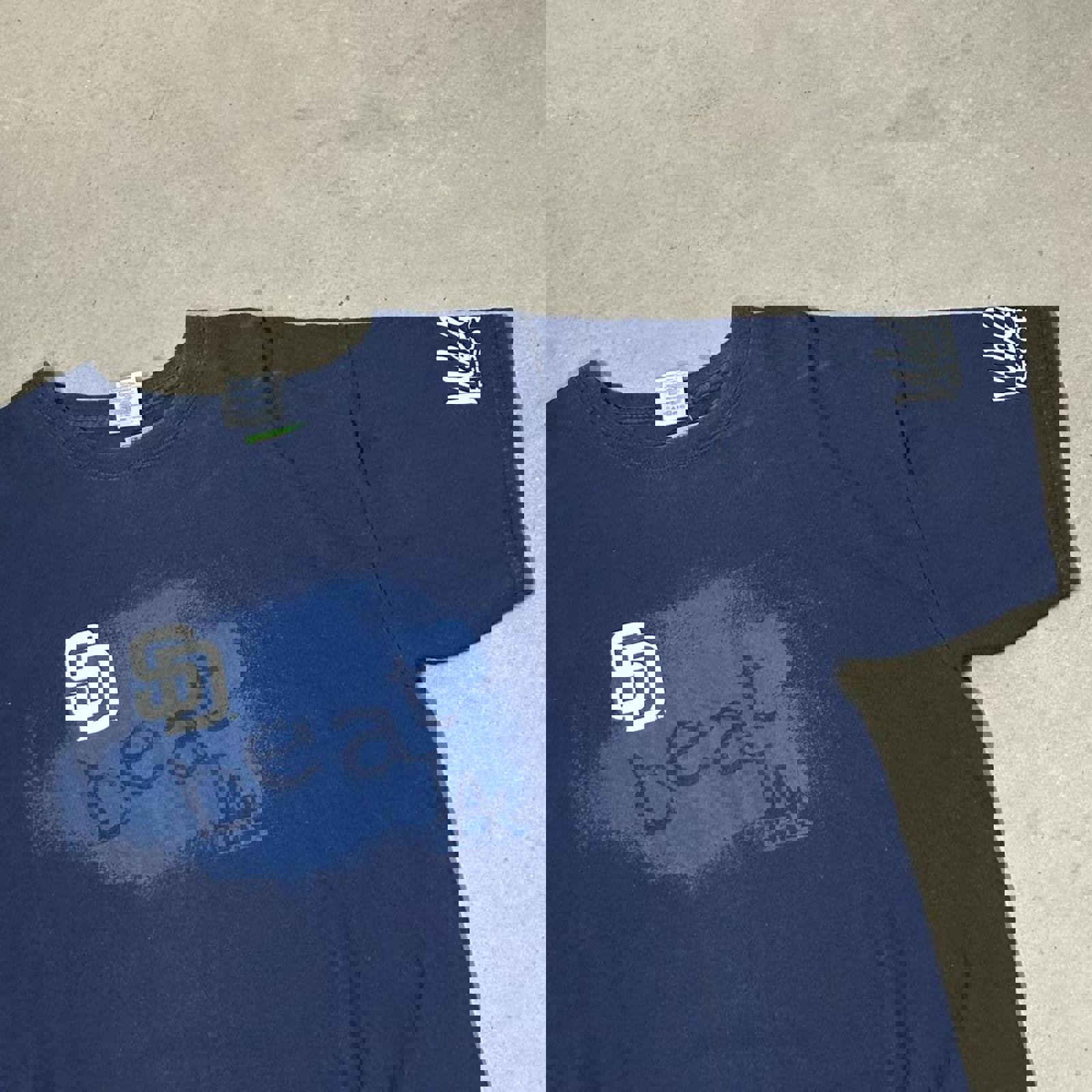 Boxy Vintage “SD Beat LA” Navy Blue Tee