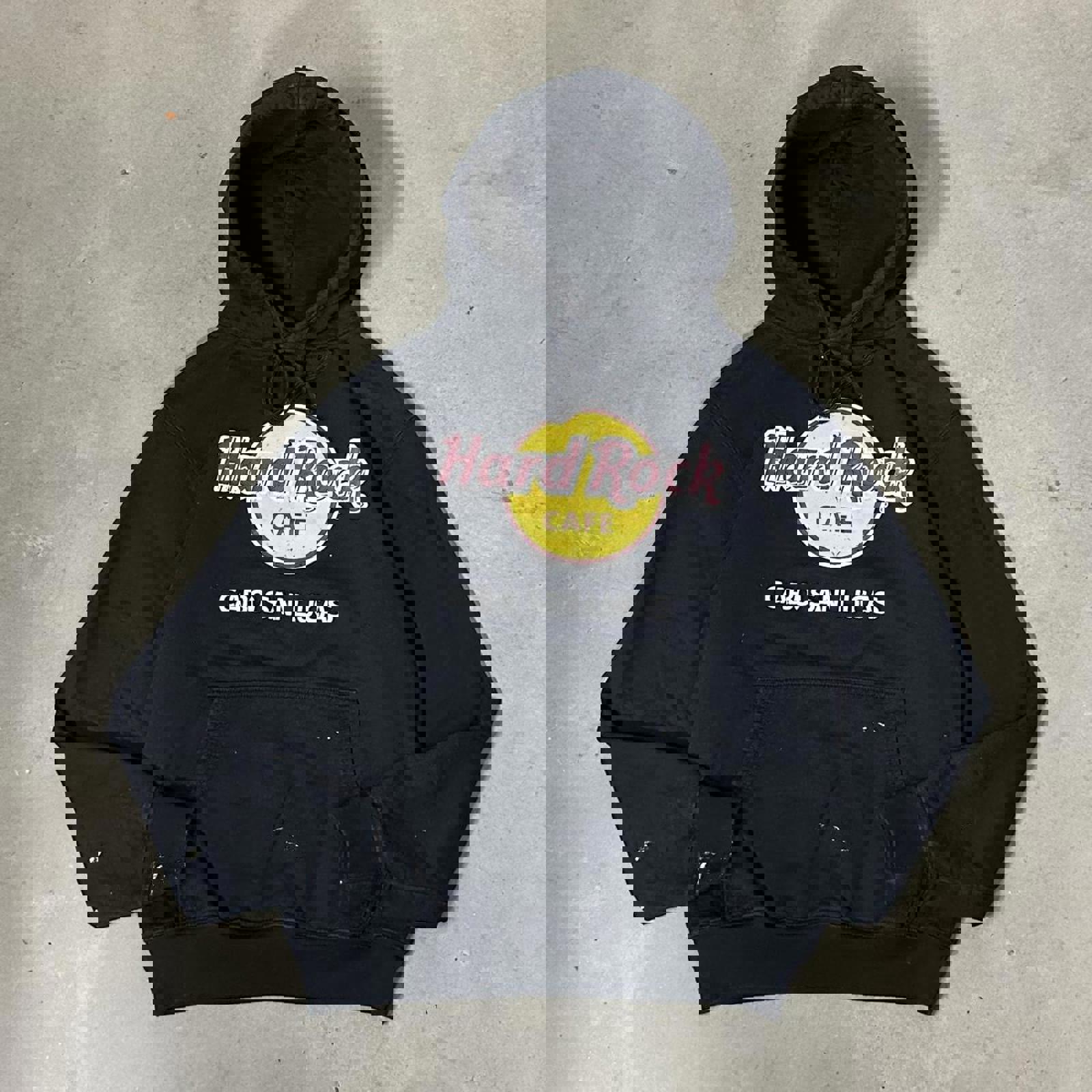 Black Authentic Hard Rock Cafe Cabo San Lucas Hoodie