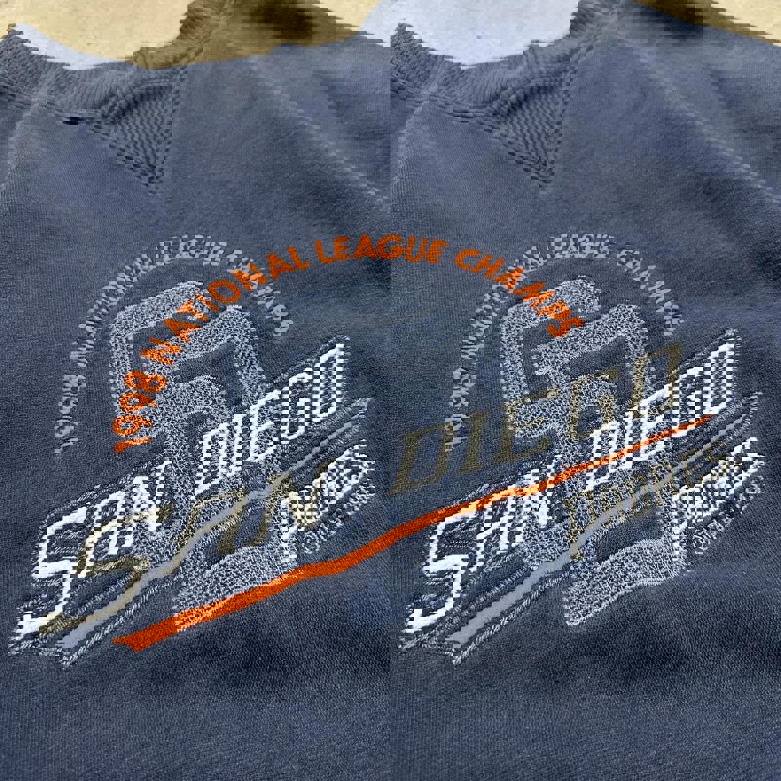 Vintage 1998 San Diego Padres National League Champions Embroidered Crewneck