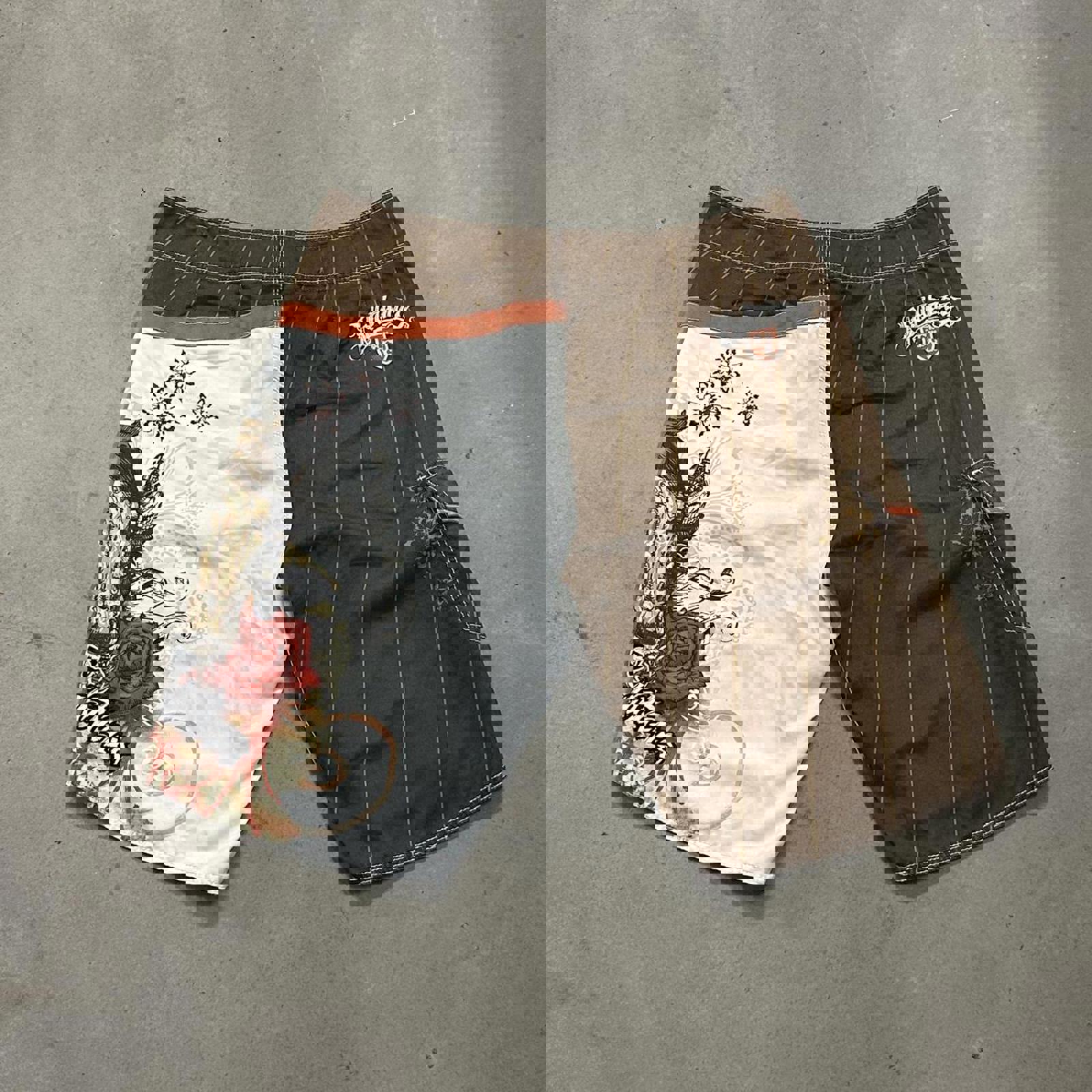 Rare Vintage Limited Edition Billabong x FooFighters Shorts