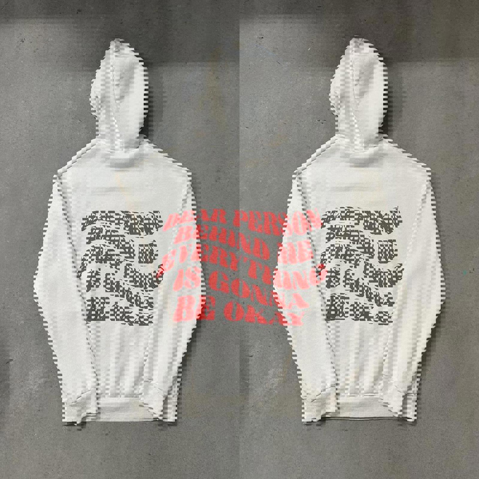 Y2K Edikted “Dear Person Behind Me" comfy Quality Hoodie