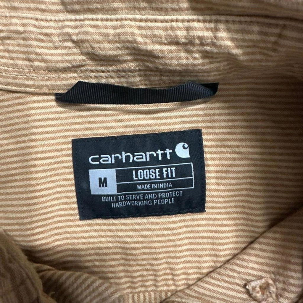 Carhartt Loose Fit Long Sleeve Button Down Medium Pinstripe