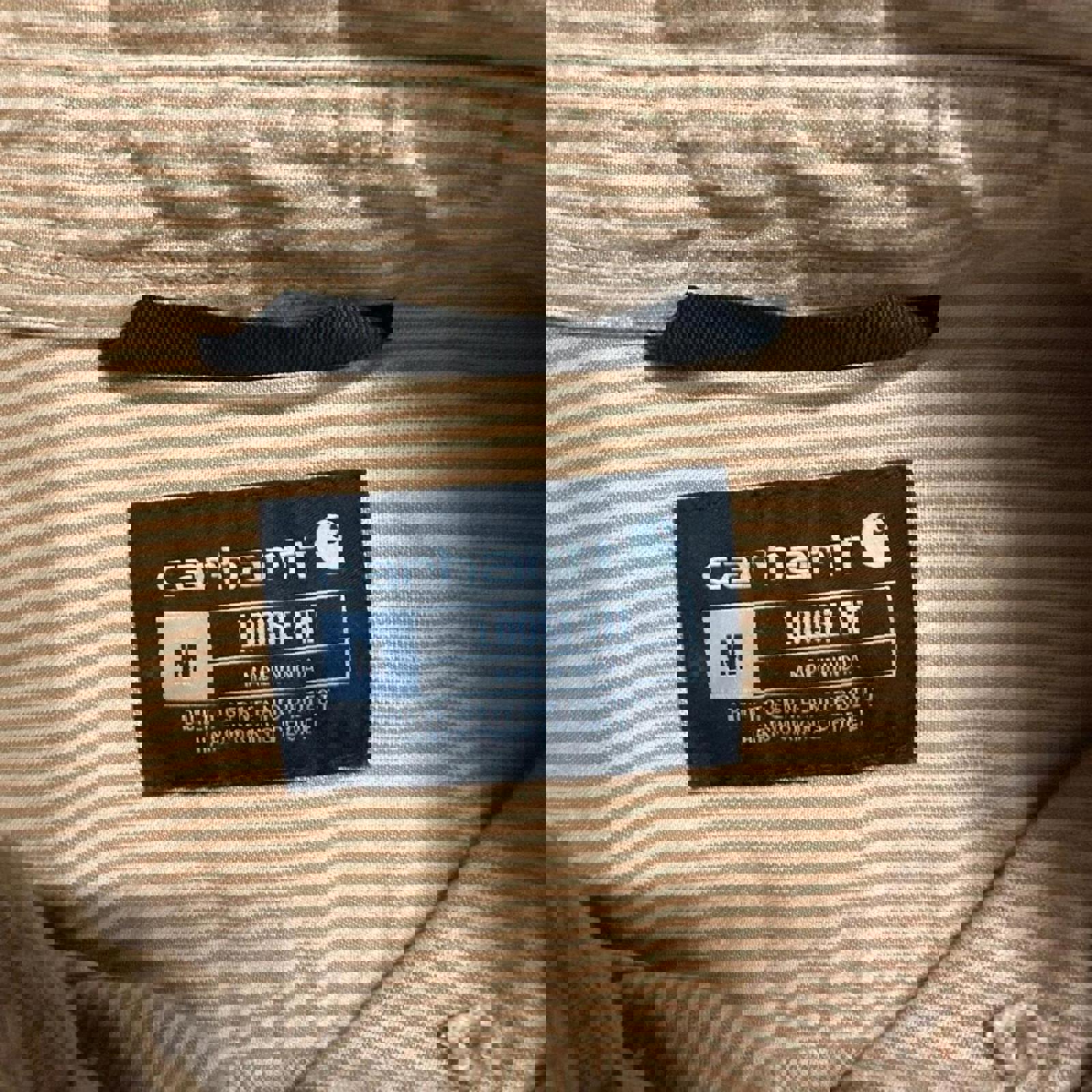 Carhartt Loose Fit Long Sleeve Button Down Medium Pinstripe