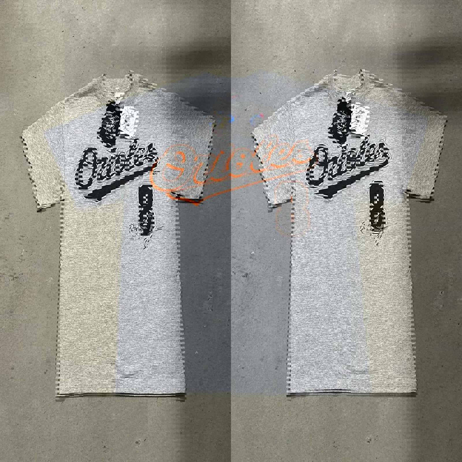 2001 Brand New with Tags Orioles #8 Ripken Truefan MLB Sports Tee