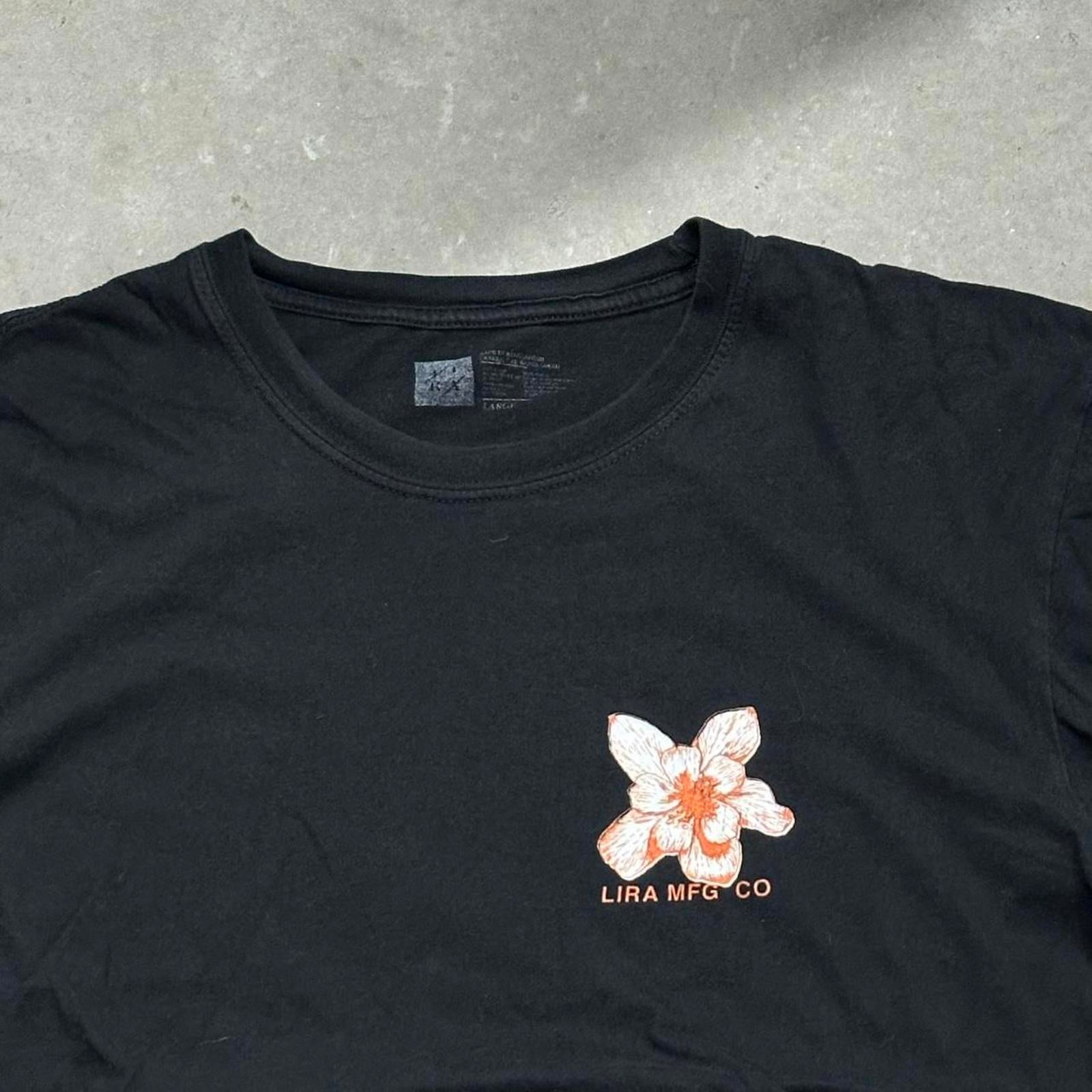Y2K Lira MFG Flower Graphic Tee