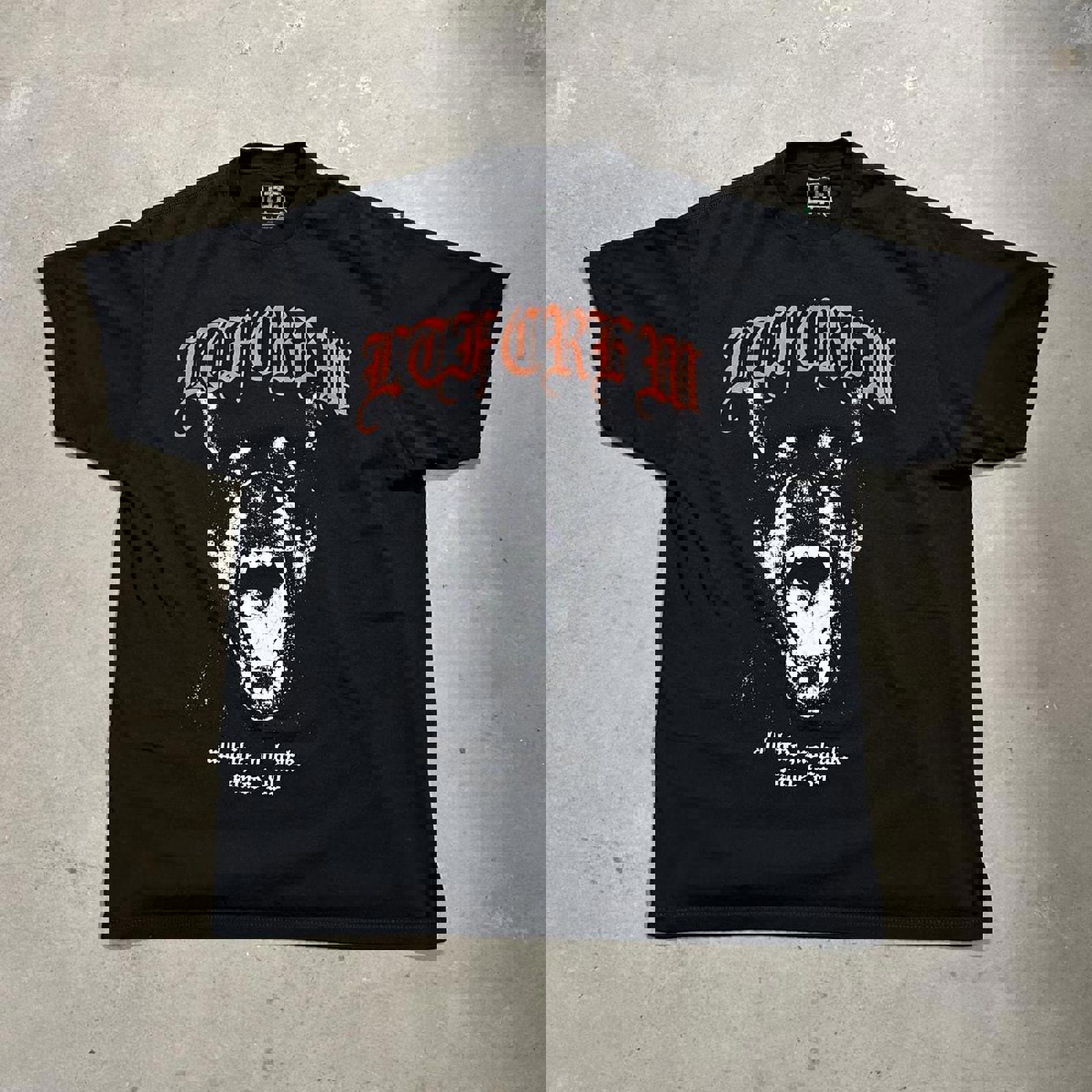 LTF Crew Doberman Full Front Printed Graphic Oversized Boxy Tee