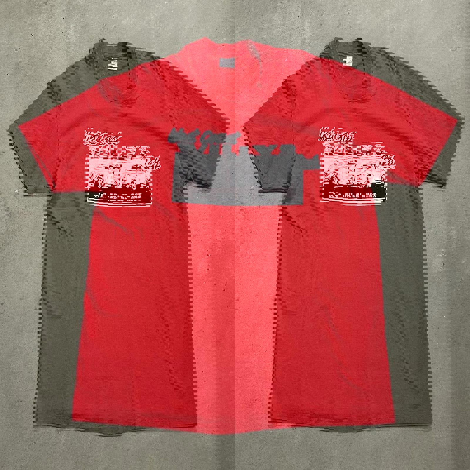 Sick West Coast Willys Club Vintage Single Stitch GraphicTee