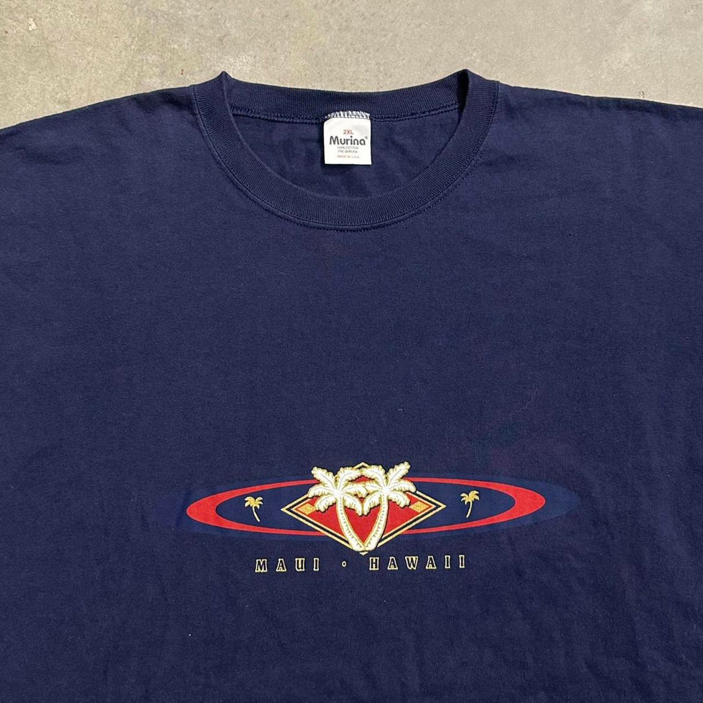 Sick Vintage Navy Blue Maui Hawaii