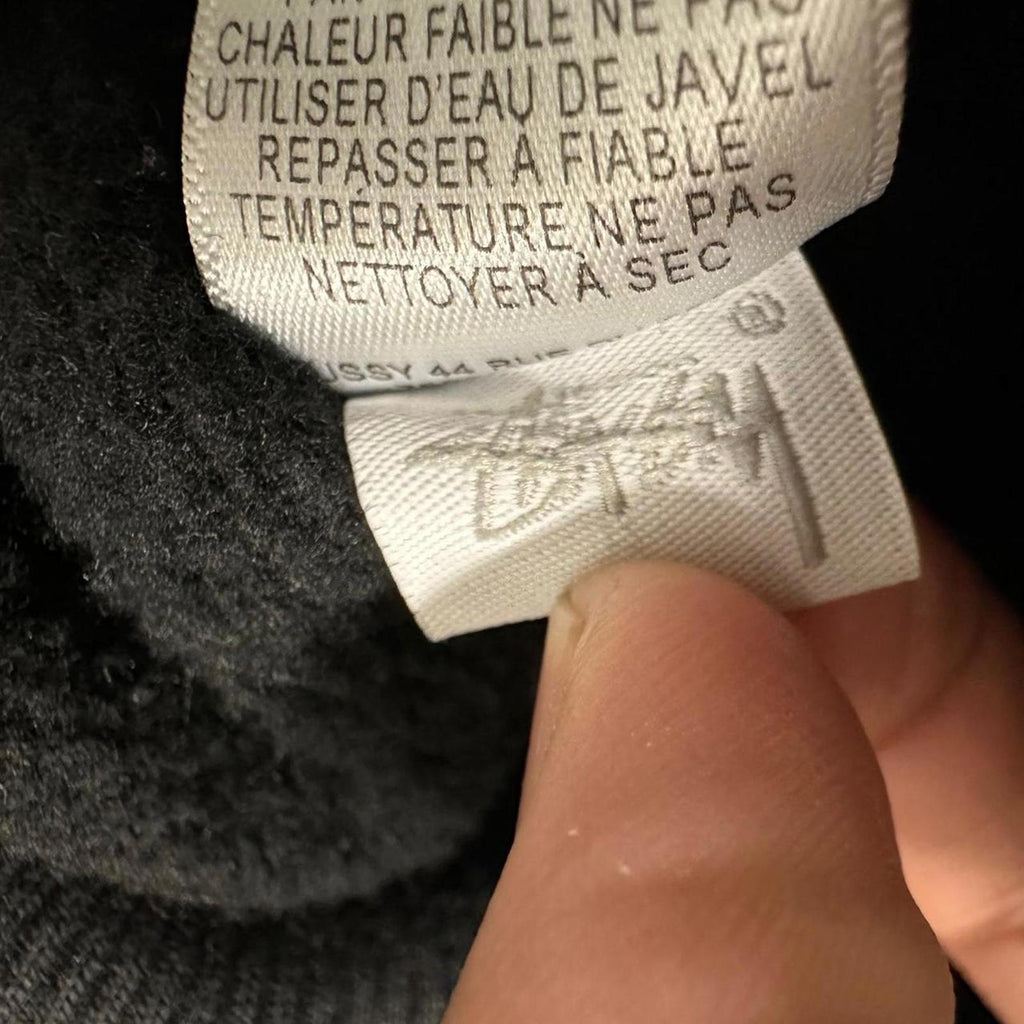 Authentic Black Basic Stüssy Hoodie