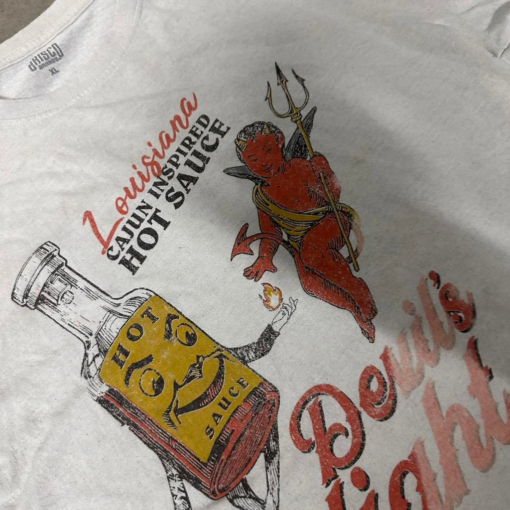 Devils Delight Brisco Brands Faded Graphic Y2K Tee
