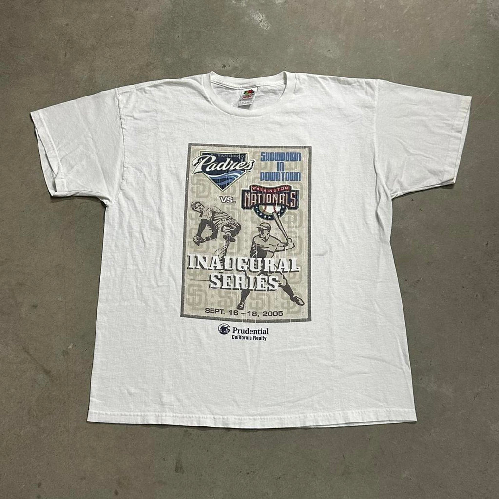 Vintage 2005 San Diego Padres Inaugural Series Vs Nationals
