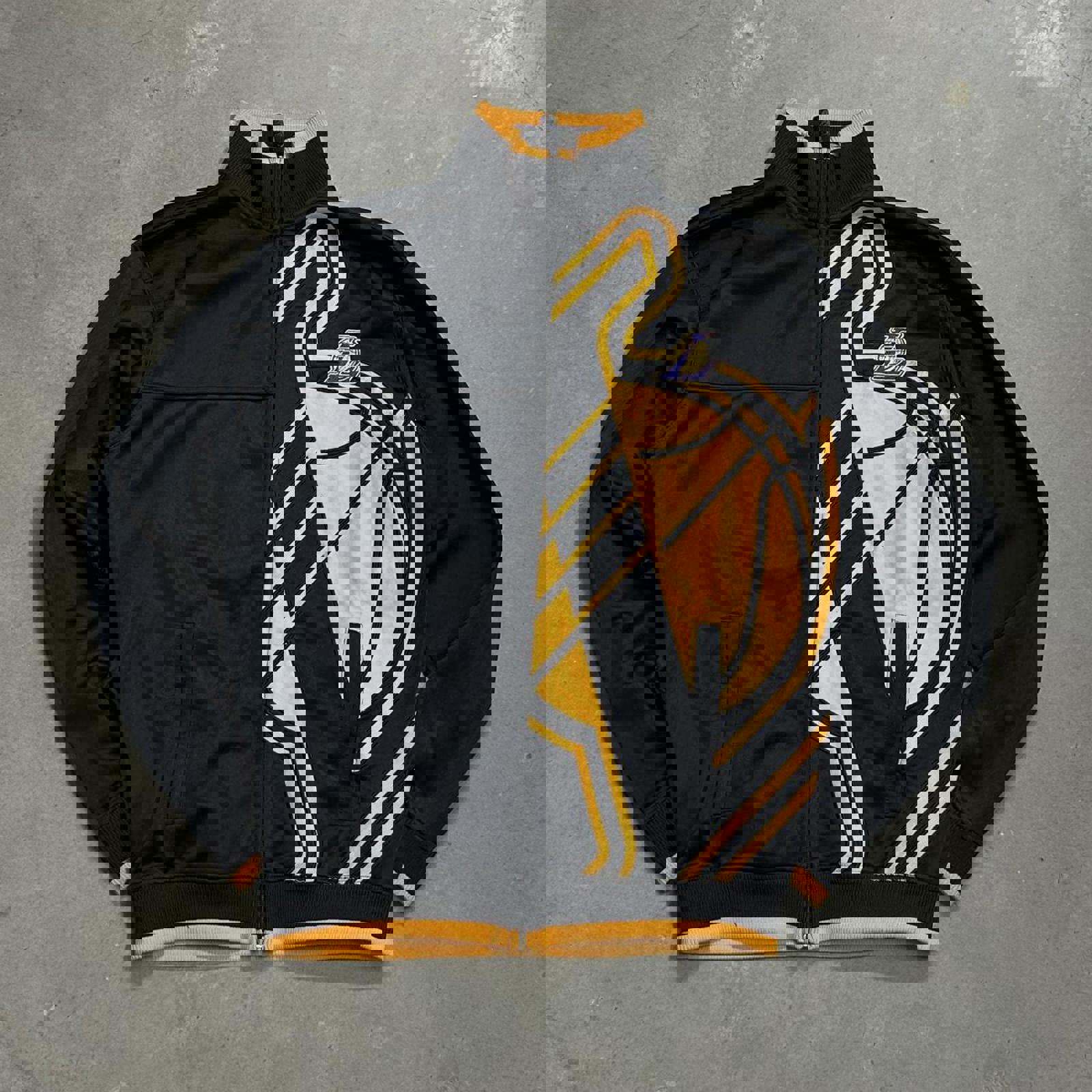 Vintage NBA LA, Lakers Track Embroidered Jacket