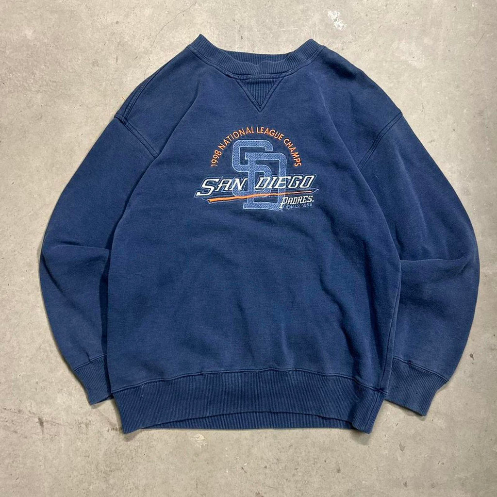 Vintage 1998 San Diego Padres National League Champions Embroidered Crewneck