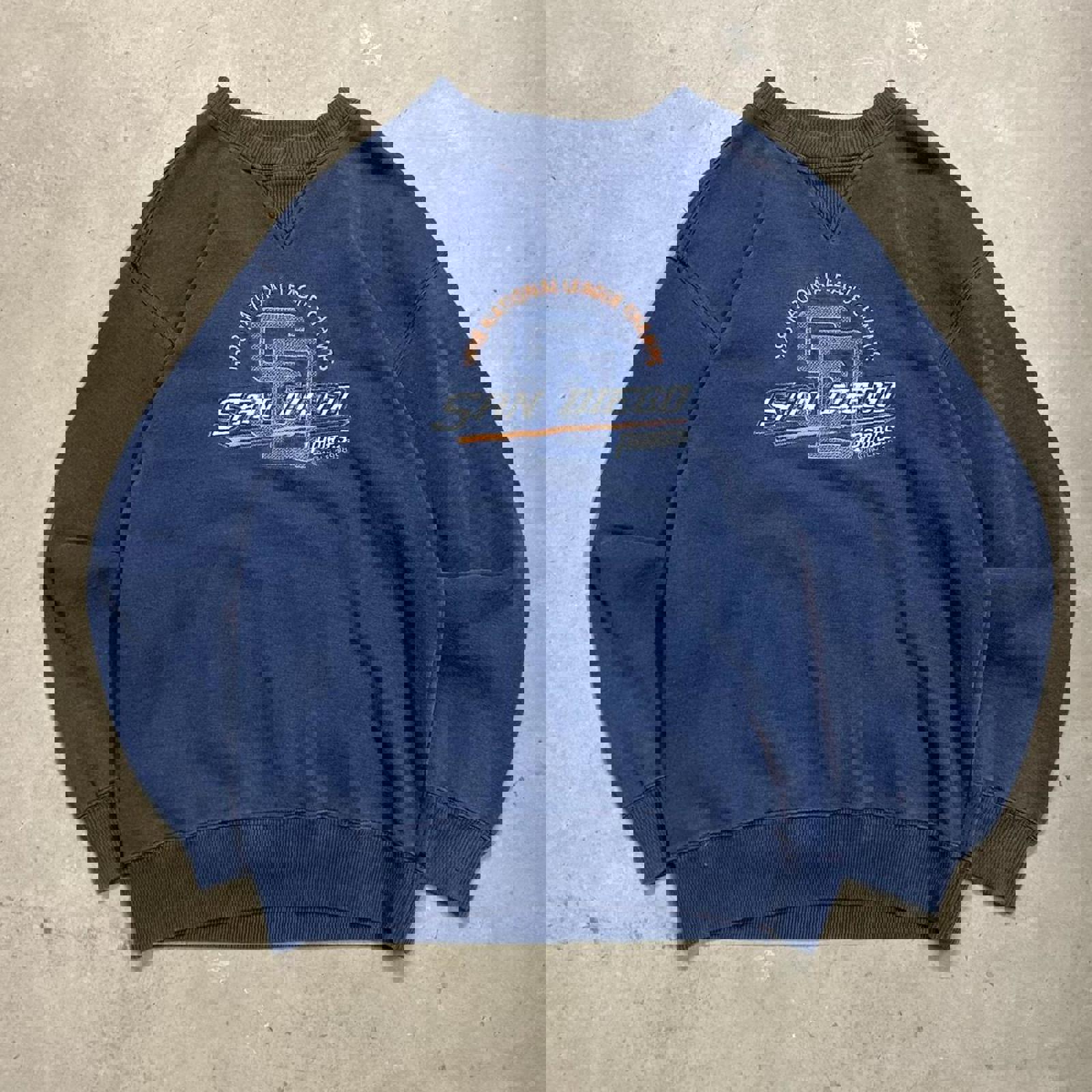 Vintage 1998 San Diego Padres National League Champions Embroidered Crewneck