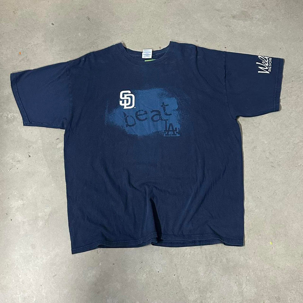 Boxy Vintage “SD Beat LA” Navy Blue Tee