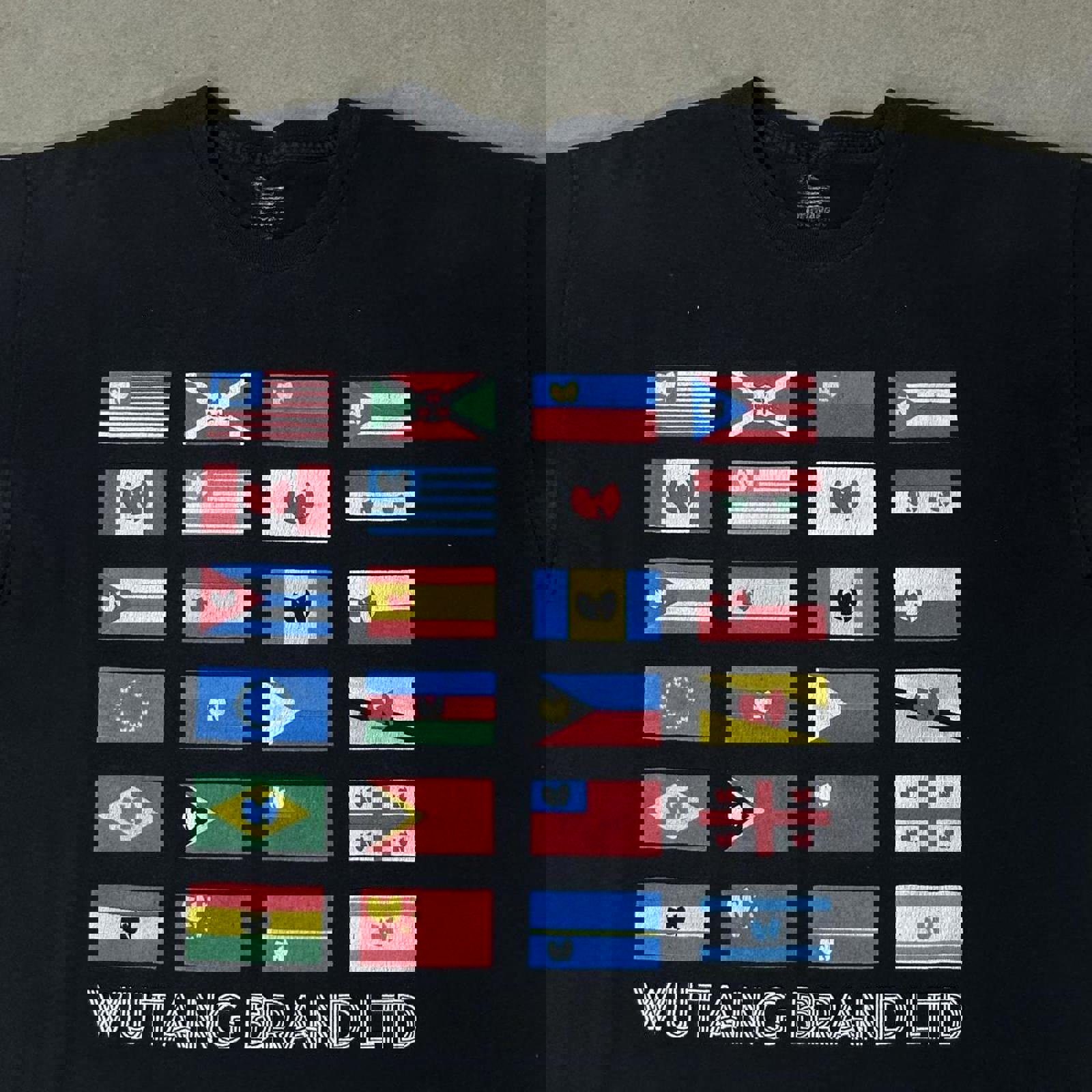 Sick Faded 90’s WUTANG Clan Flag