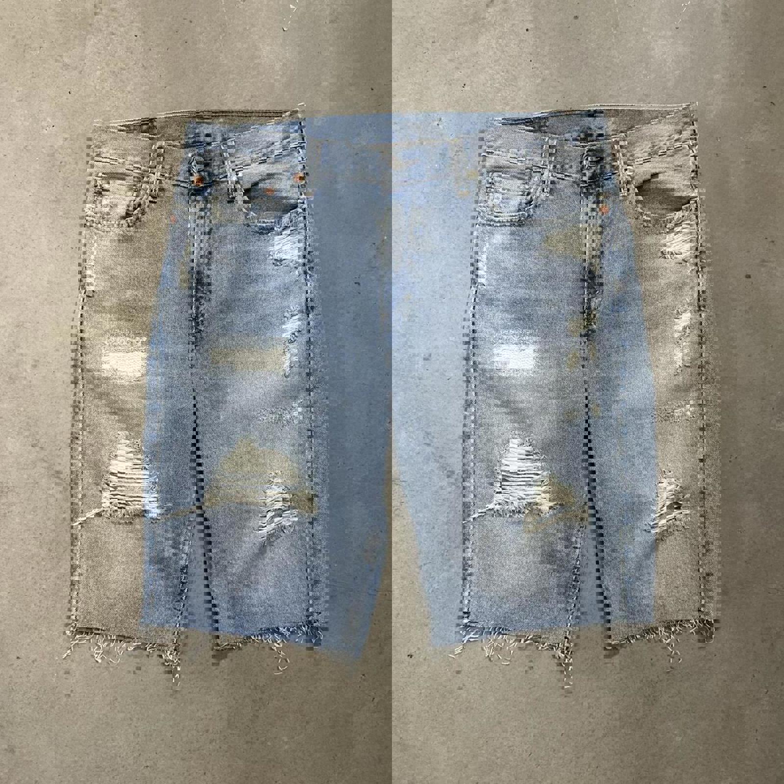 Levi’s 511 Distressed Denim Jorts