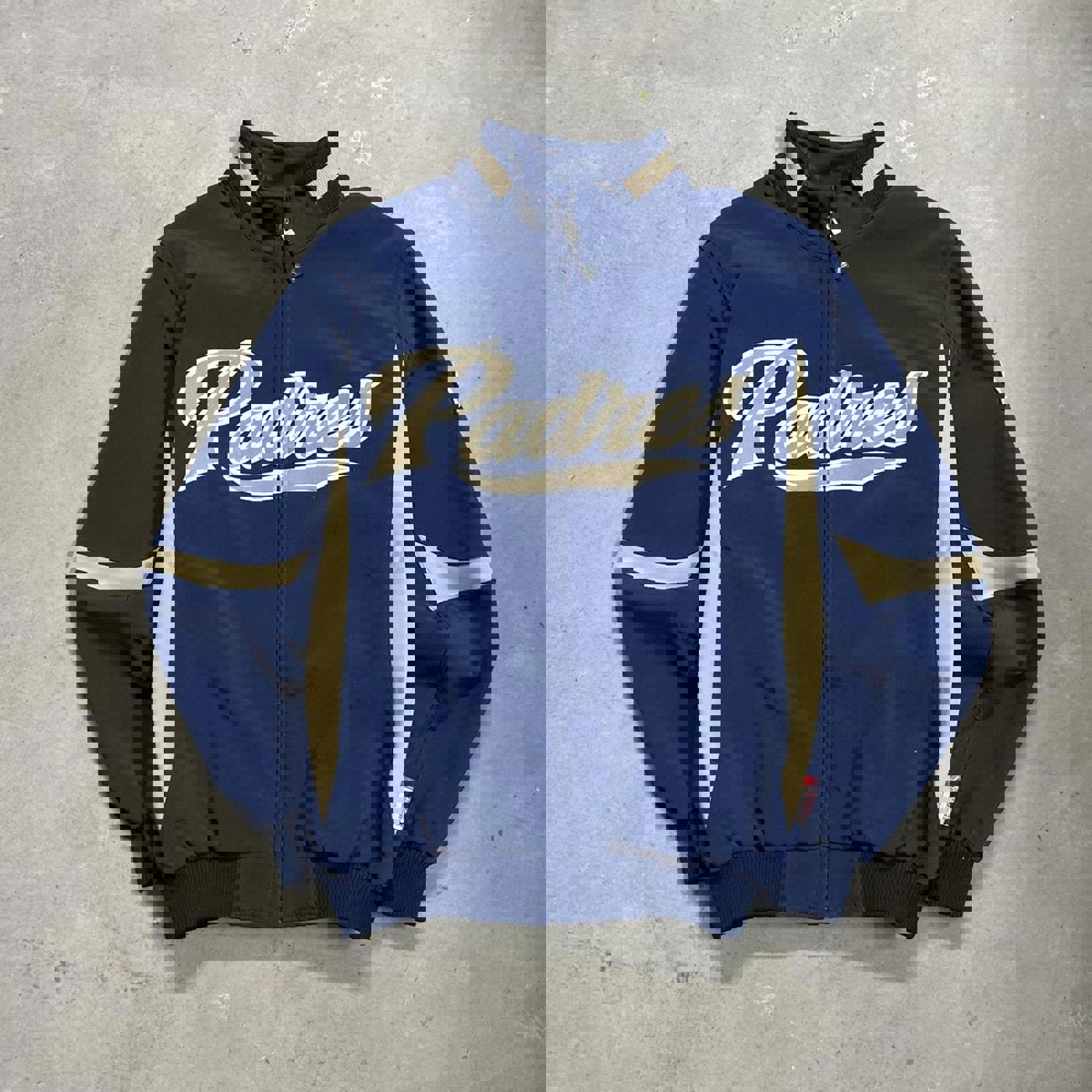 2000’s Thermabase BrandNew San Diego Padres Windbreaker Heavyweight Jacket